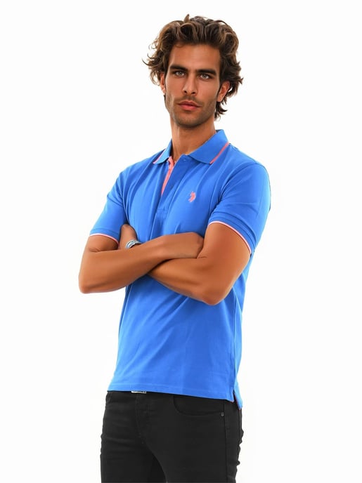 U.S. POLO ASSN. Camiseta Polo Clásica de Manga Corta de Algodón Elastano - Image 4