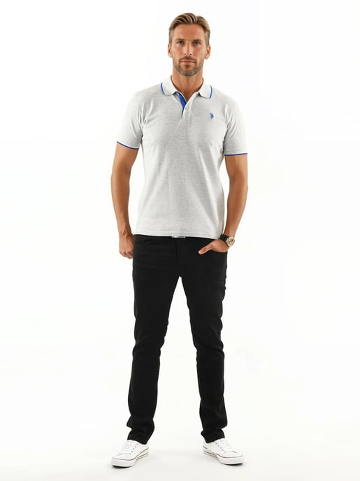 U.S. POLO ASSN. Camiseta Polo Clásica de Manga Corta de Algodón Elastano - Image 3