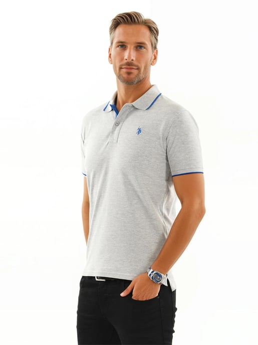 U.S. POLO ASSN. Camiseta Polo Clásica de Manga Corta de Algodón Elastano - Image 4