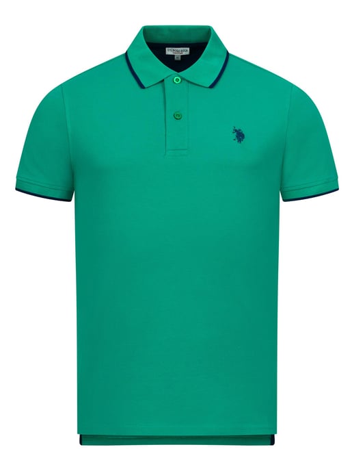 U.S. POLO ASSN. Camiseta Polo Clásica de Manga Corta de Algodón Elastano - Image 1
