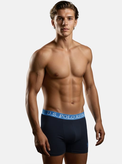 U.S. POLO ASSN. Boxers de hombre pack de 5 en elastano de algodón - Image 2