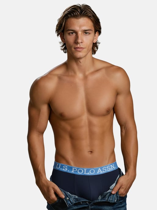 U.S. POLO ASSN. Boxers de hombre pack de 5 en elastano de algodón - Image 3