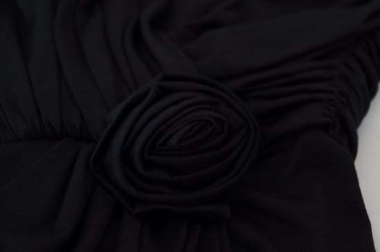 Vestido de Jersey de Un Hombro con Detalle de Rosa - Image 6
