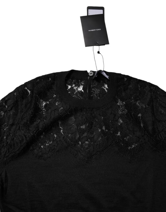 Sudadera de manga larga con detalles de encaje - Image 5