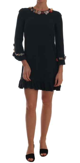Vestido Mini Dolce Gabbana con Botones Decorativos - Image 1