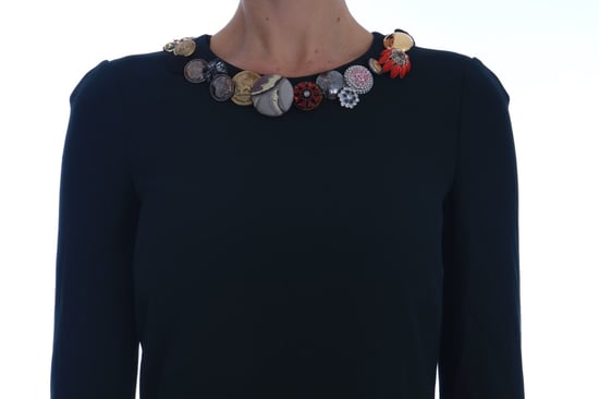 Vestido Mini Dolce Gabbana con Botones Decorativos - Image 4