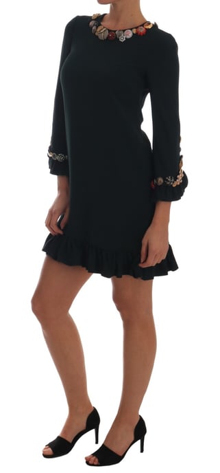 Vestido Mini Dolce Gabbana con Botones Decorativos - Image 5