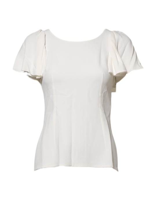 Blusa con mangas de volantes - Image 2
