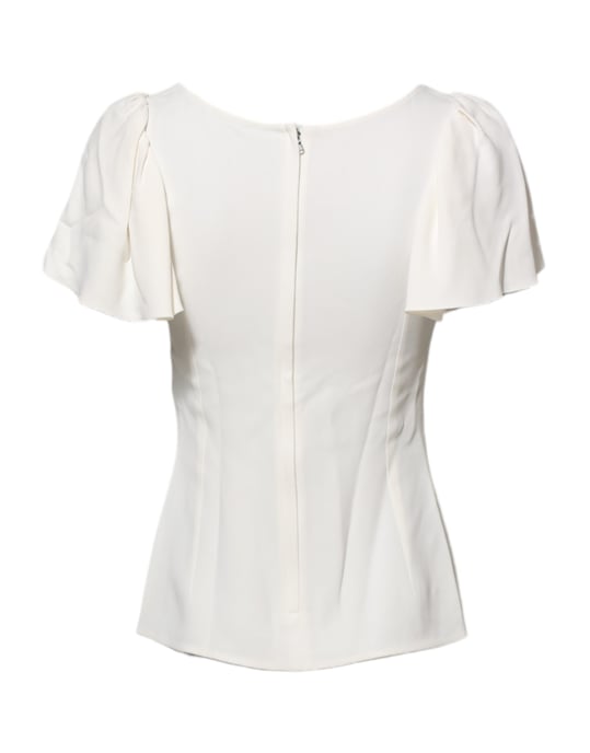 Blusa con mangas de volantes - Image 3