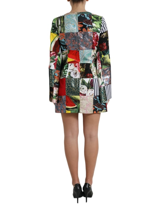 Vestido Mini Patchwork Multicolor - Image 3
