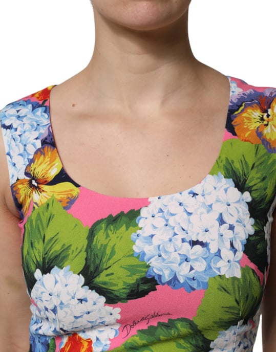 Vestido midi con estampado floral - Image 5