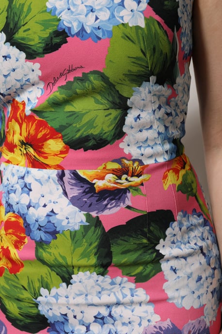 Vestido midi con estampado floral - Image 6