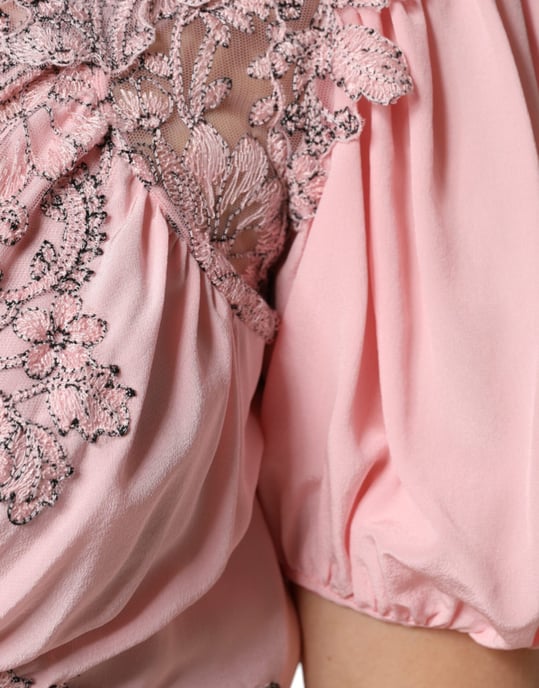 Vestido Midi con Detalle de Encaje - Image 6