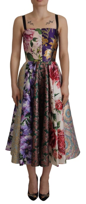 Vestido Aline Floral Multicolor - Image 1
