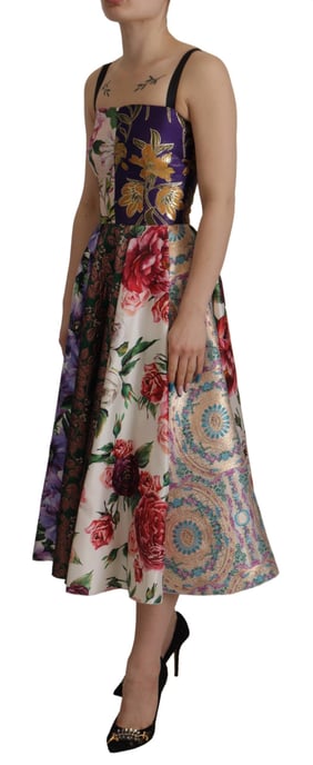 Vestido Aline Floral Multicolor - Image 3