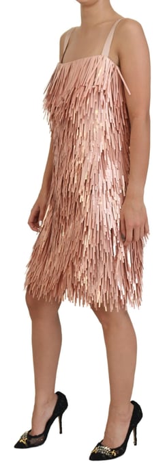 Vestido Mini con Flecos de Lentejuelas - Image 2
