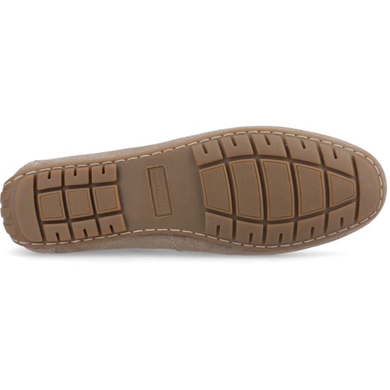 Hush Puppies Ralph Suede Cuero Mocasines para Hombre en Color Topo - Image 3
