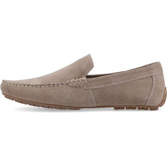 Hush Puppies Ralph Suede Cuero Mocasines para Hombre en Color Topo - Image 4