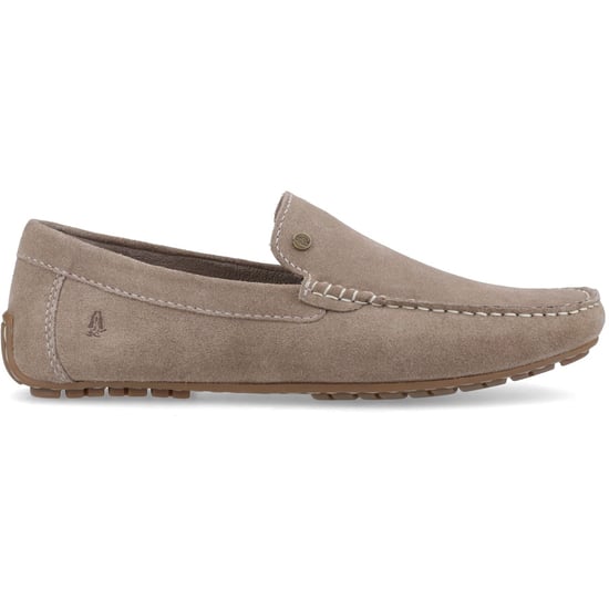 Hush Puppies Ralph Suede Cuero Mocasines para Hombre en Color Topo - Image 5