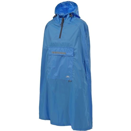 Trespass Qikpac Unisex Hooded Waterproof Packaway Poncho - Image 1