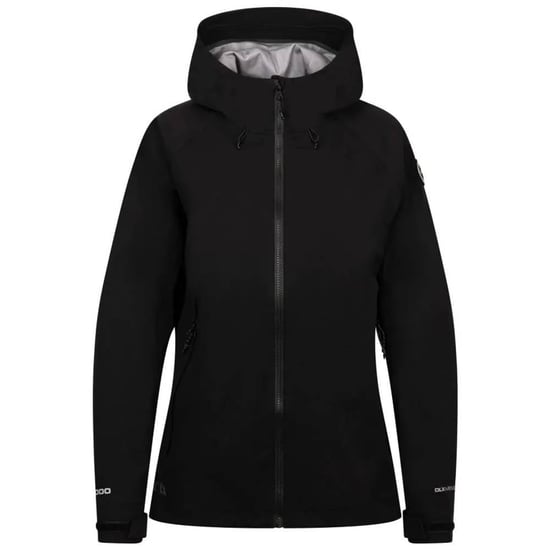 Womens/Ladies Justine DLX Waterproof Jacket (Black) - Image 1