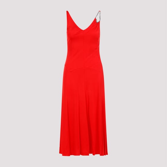 Vestido midi en corte A sin mangas - Image 1