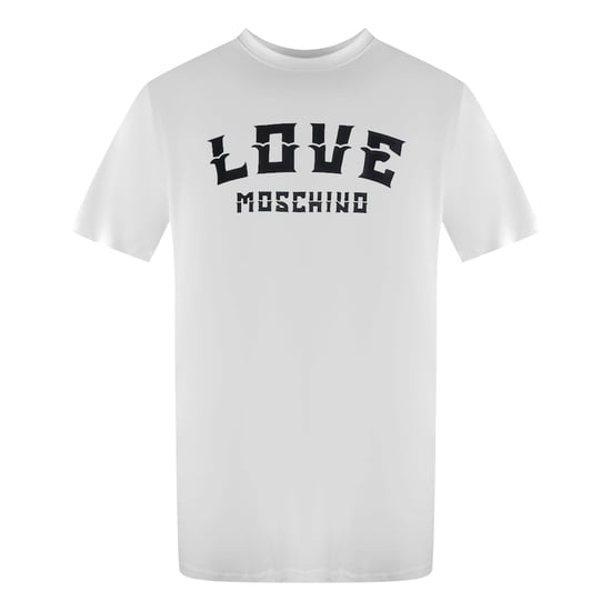 Camiseta Blanca Con El Logo Llamativo De Love Moschino - Image 1