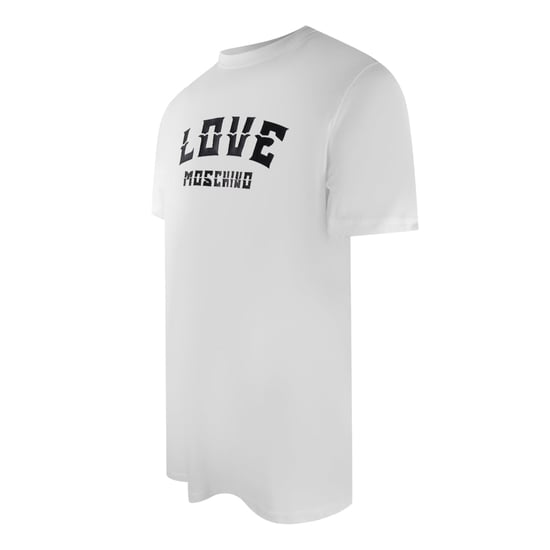 Camiseta Blanca Con El Logo Llamativo De Love Moschino - Image 3