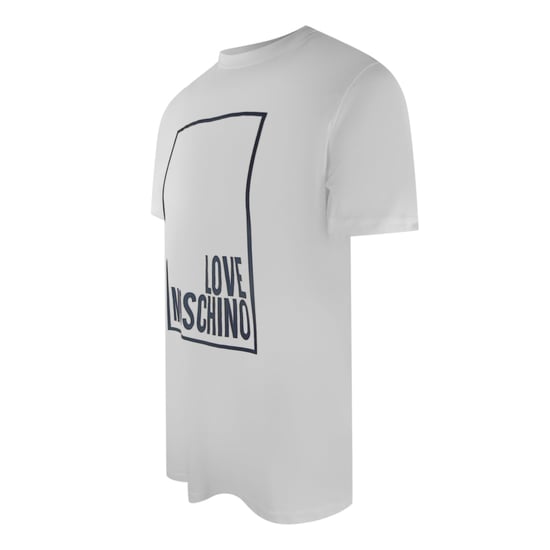 Camiseta Blanca Con Logo De Love Moschino - Image 3