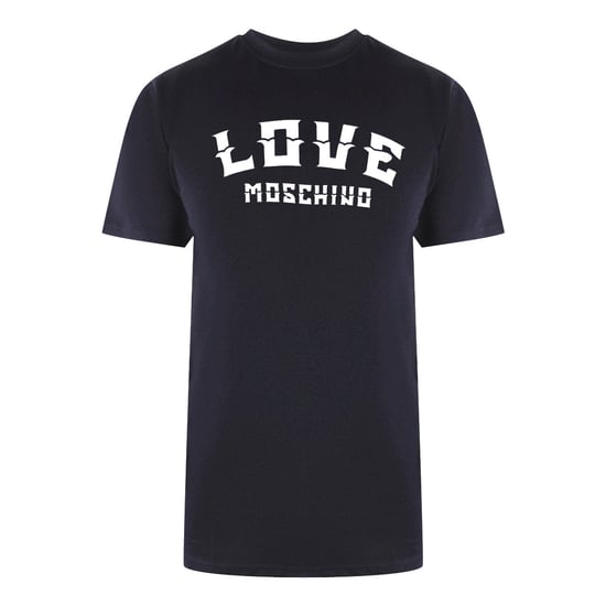 Camiseta Azul Marino Con El Logo Llamativo De Love Moschino - Image 1