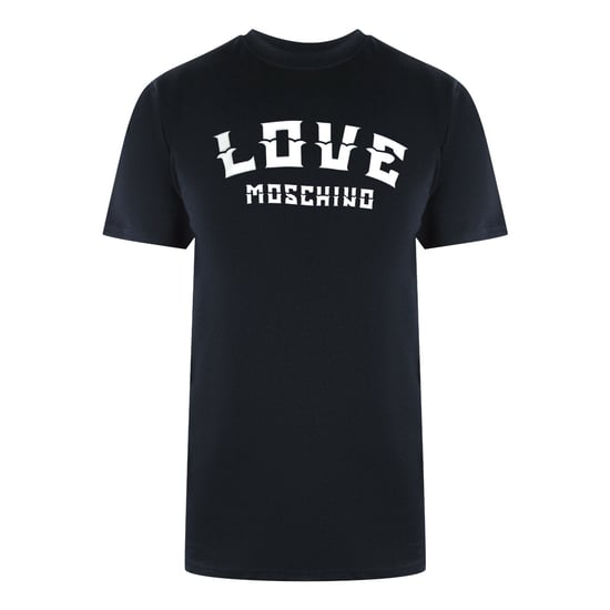Camiseta Negra Con El Logo Llamativo De Love Moschino - Image 1