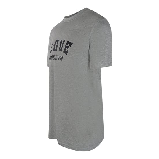 Camiseta Gris Con El Logo Llamativo De Love Moschino - Image 3