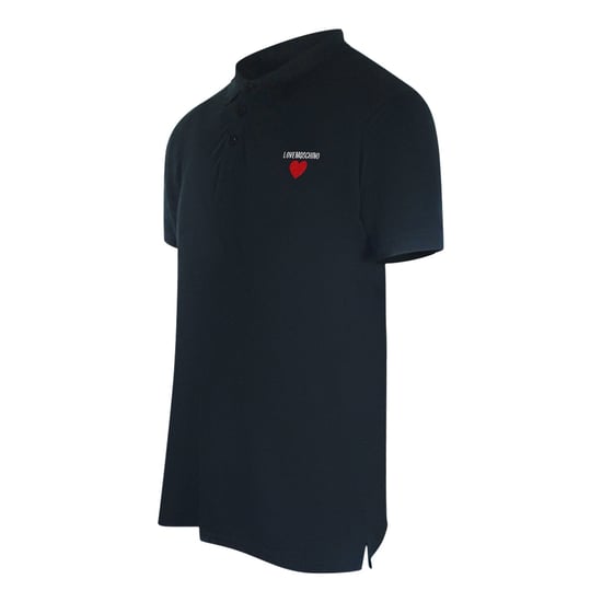 Polo Azul Marino Con Logo De Corazón De Love Moschino - Image 2