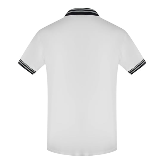 Polo Blanco Con Logo Love Moschino Y Cuello Con Ribete Doble - Image 3