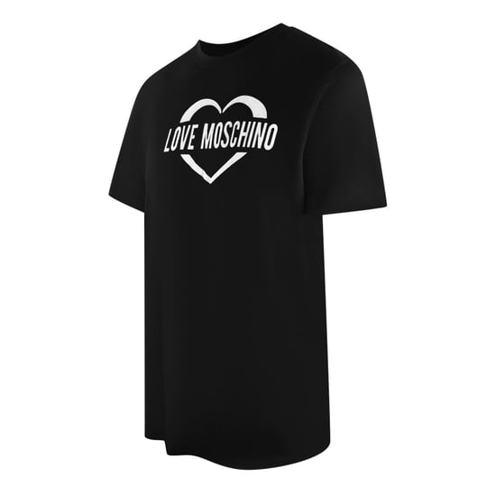 Camiseta Negra Con Logo De Corazón Llamativo De Love Moschino - Image 3