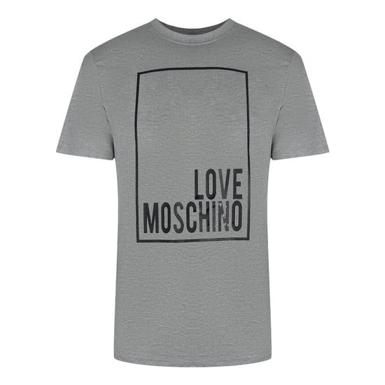 Camiseta Gris Con Logo De Love Moschino - Image 1