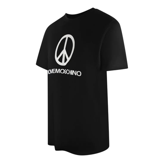 Camiseta Negra Con El Logotipo De La Paz De Love Moschino - Image 2
