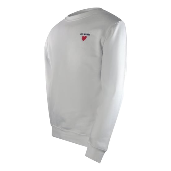 Sudadera Blanca Con Logo De Corazón De Love Moschino - Image 3