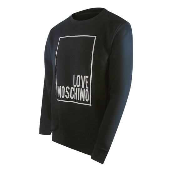 Sudadera Negra Con Logo De Caja De Love Moschino - Image 3