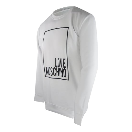 Sudadera Blanca Con Logo De Caja De Love Moschino - Image 3