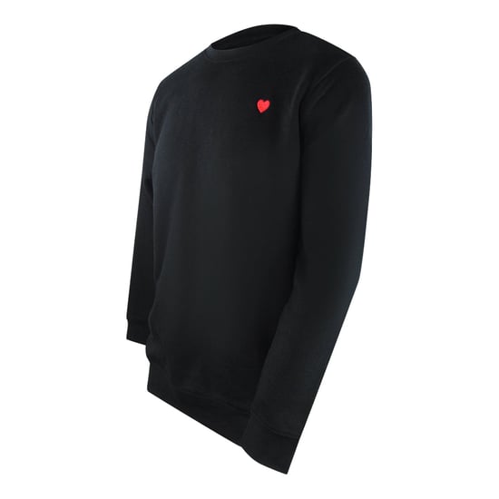 Sudadera Negra Con Logo De Corazón Pequeño De Love Moschino - Image 2