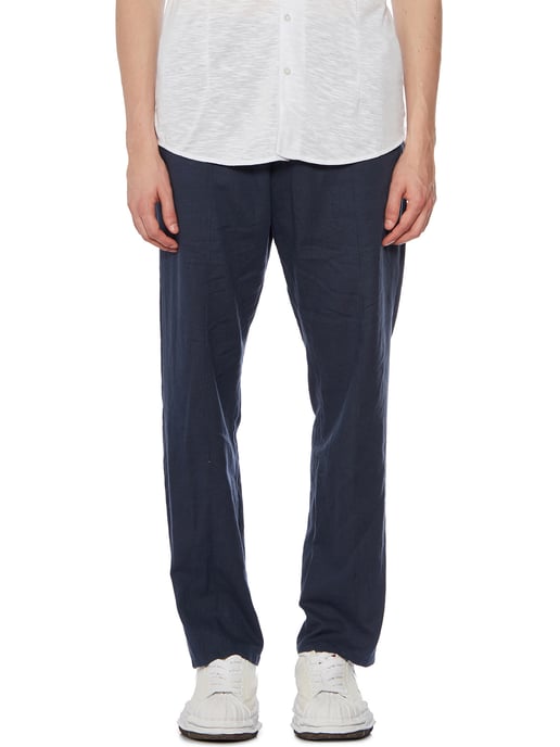 Pantalones de lino con coulisse - Image 2