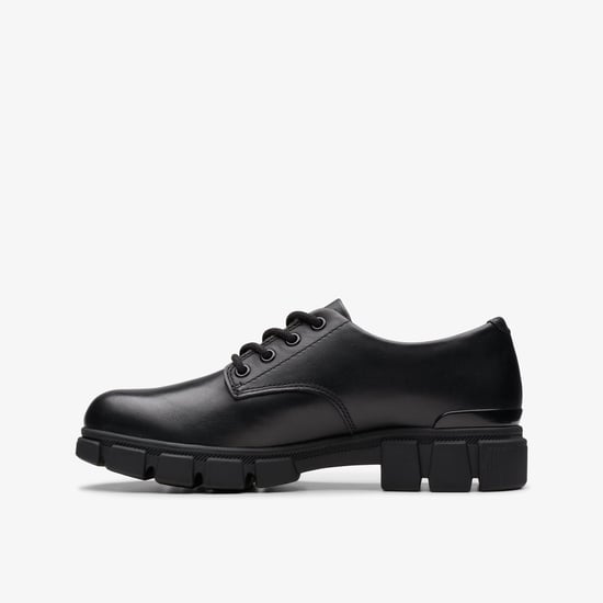 Evyn Lace Kid Black Leather Zapatos - Image 2