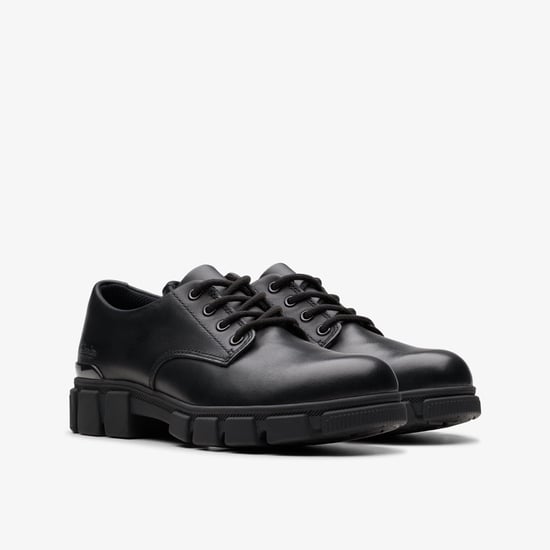 Evyn Lace Kid Black Leather Zapatos - Image 4