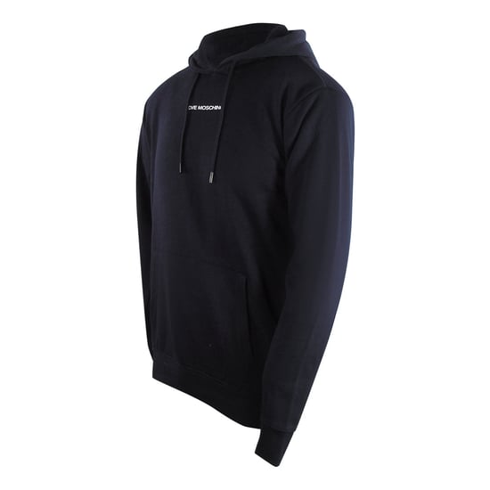 Sudadera Negra Con Capucha Y Logo Liso De Love Moschino - Image 3