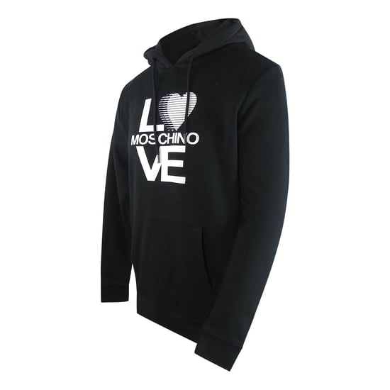 Sudadera Negra Con Capucha Y Logo De Love Moschino - Image 3