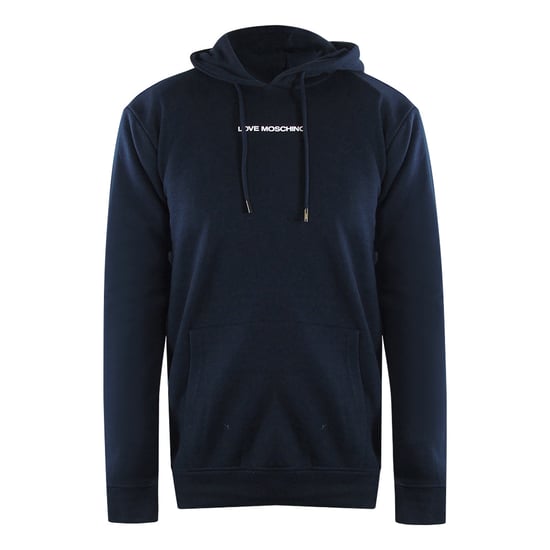 Sudadera Con Capucha Azul Marino De Love Moschino - Image 1