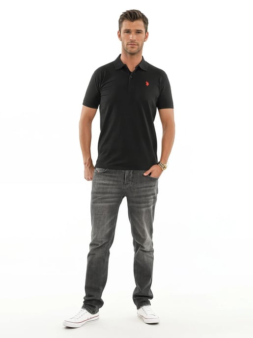 Polo básico de manga corta para hombre U.S. Polo Assn. con tejido elástico - Image 4