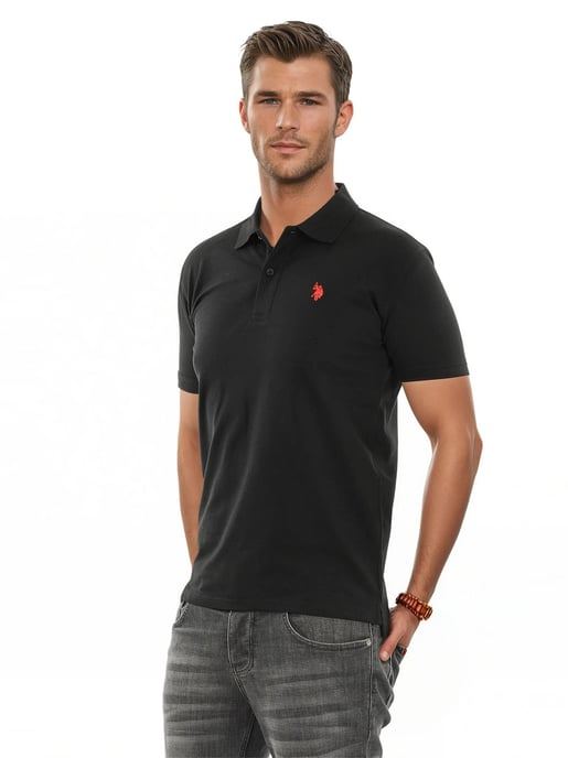 Polo básico de manga corta para hombre U.S. Polo Assn. con tejido elástico - Image 5