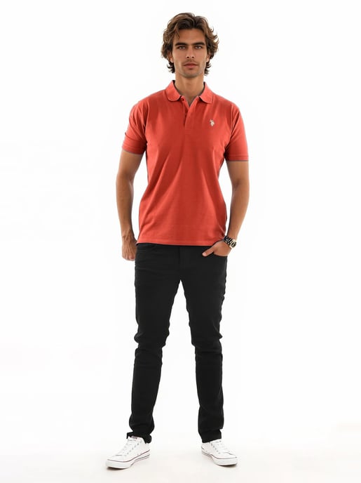 Polo básico de manga corta para hombre U.S. Polo Assn. con tejido elástico - Image 4